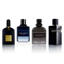 Kit Prestigiu Negru: Givenchy Gentleman Intense + Valentino Uomo Born in Roma + YSL Y Le Parfum + Tom Ford Black Orchid