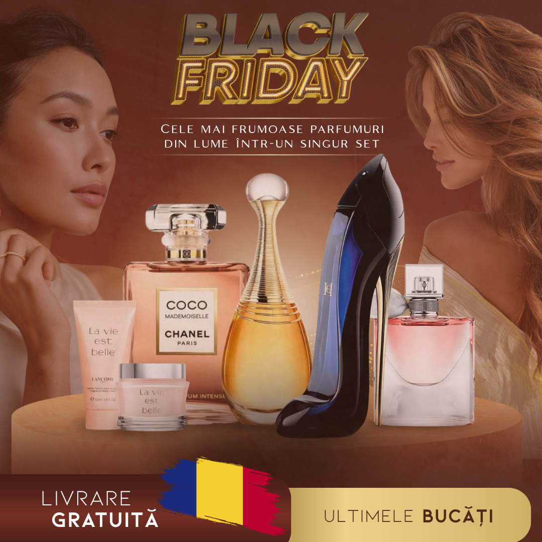 Cumpărați 1, primiți 6 – Set de parfumuri importate Glamour + cadou exclusiv